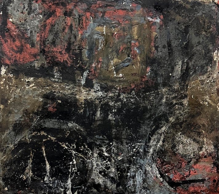 The Last Window by tamaka, Mixed media on canvas