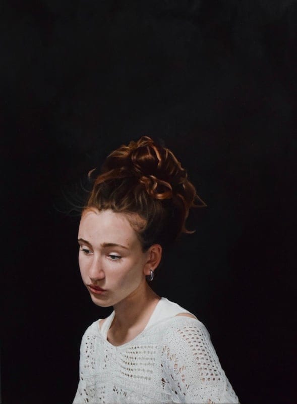 Portrait of Louisa Jeffers by Tom Jeffers, Oil on canvas