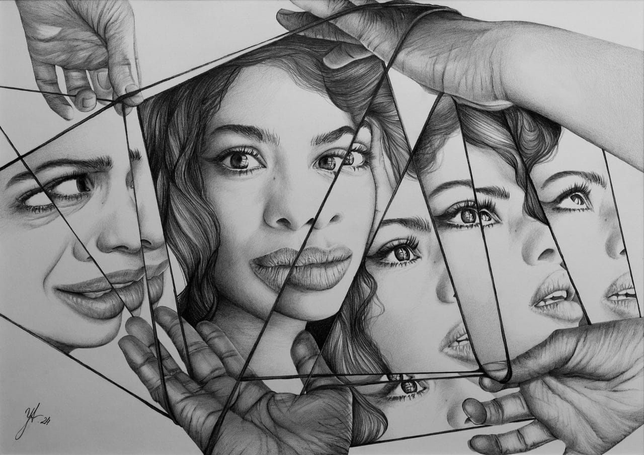 Chapter 4 | Reminiscence by Yasmin Asan, Graphite pencil on paper, 2024