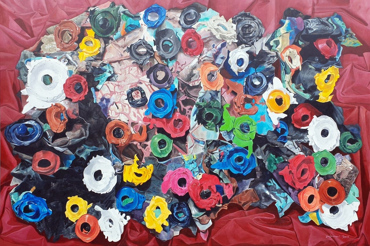 The Martyrs by Zulfirman Syah, Acrylic on canvas, 2022